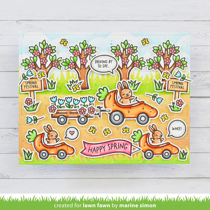 Lawn Fawn CARROT ‘BOUT YOU Clear Stamps &amp; Dies Set 55pc