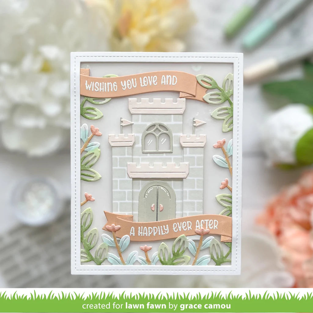 Lawn Fawn HENRY’S BUILD A SENTIMENT: Spring Clear Stamps