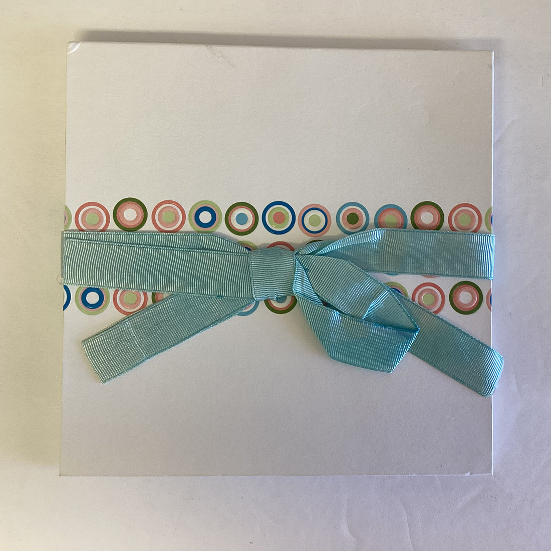 EK Success INSPIRABLES 6"X6" Accordian Scrapbook Album w Ribbon