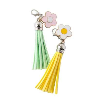 Jen Hadfield FLOWER CHILD Tassel Charms 4pc