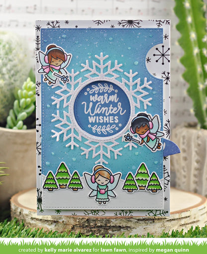 Lawn Fawn MAGIC HOLIDAY MESSAGES Stamp &amp; Die Set 23pc