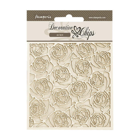 Stamperia Decorative Chips Romance Forever Scb201 Chipboard 1pc