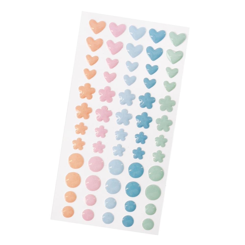 Crate Paper GINGHAM GARDEN Enamel Dots 60pc