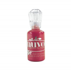 Nuvo Crystal Drops RHUBARB CRUMBLE 3D Enamel Dots Gloss Beads 1oz