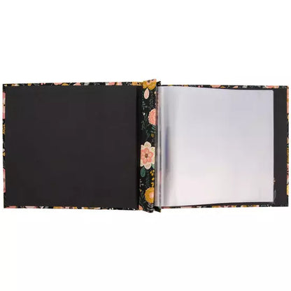 Paper Studio FLORAL DARLING GOLD FOIL 6&quot;X6&quot; Post Bound Scrapbook Album