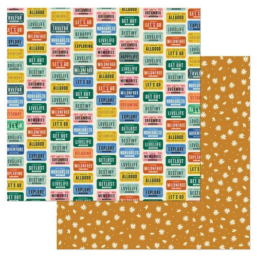 AC COAST TO COAST 12&quot;X12&quot; Scrapbook Paper