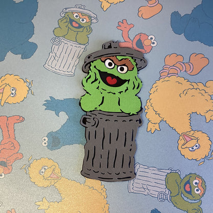 SESAME STREET Characters Die Cut Scrapbook Embellishments