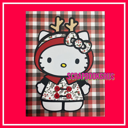 Scrapbooksrus Large HELLO KITTY 3D Scrapbook DieCut Embellishment