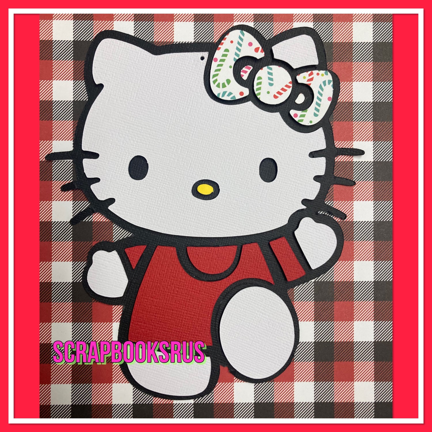 Scrapbooksrus Large HELLO KITTY 3D Scrapbook DieCut Embellishment