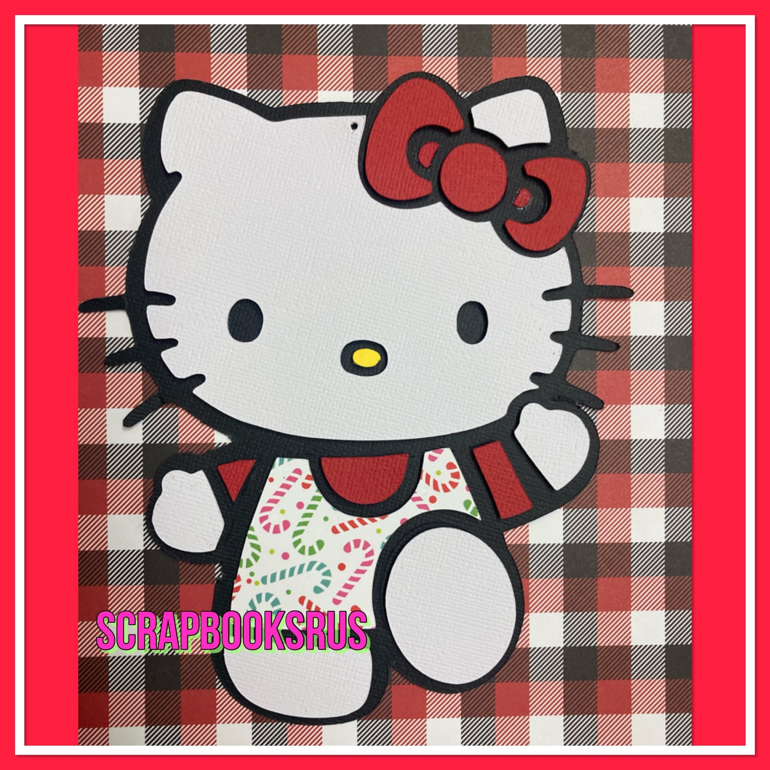 Scrapbooksrus Large HELLO KITTY 3D Scrapbook DieCut Embellishment