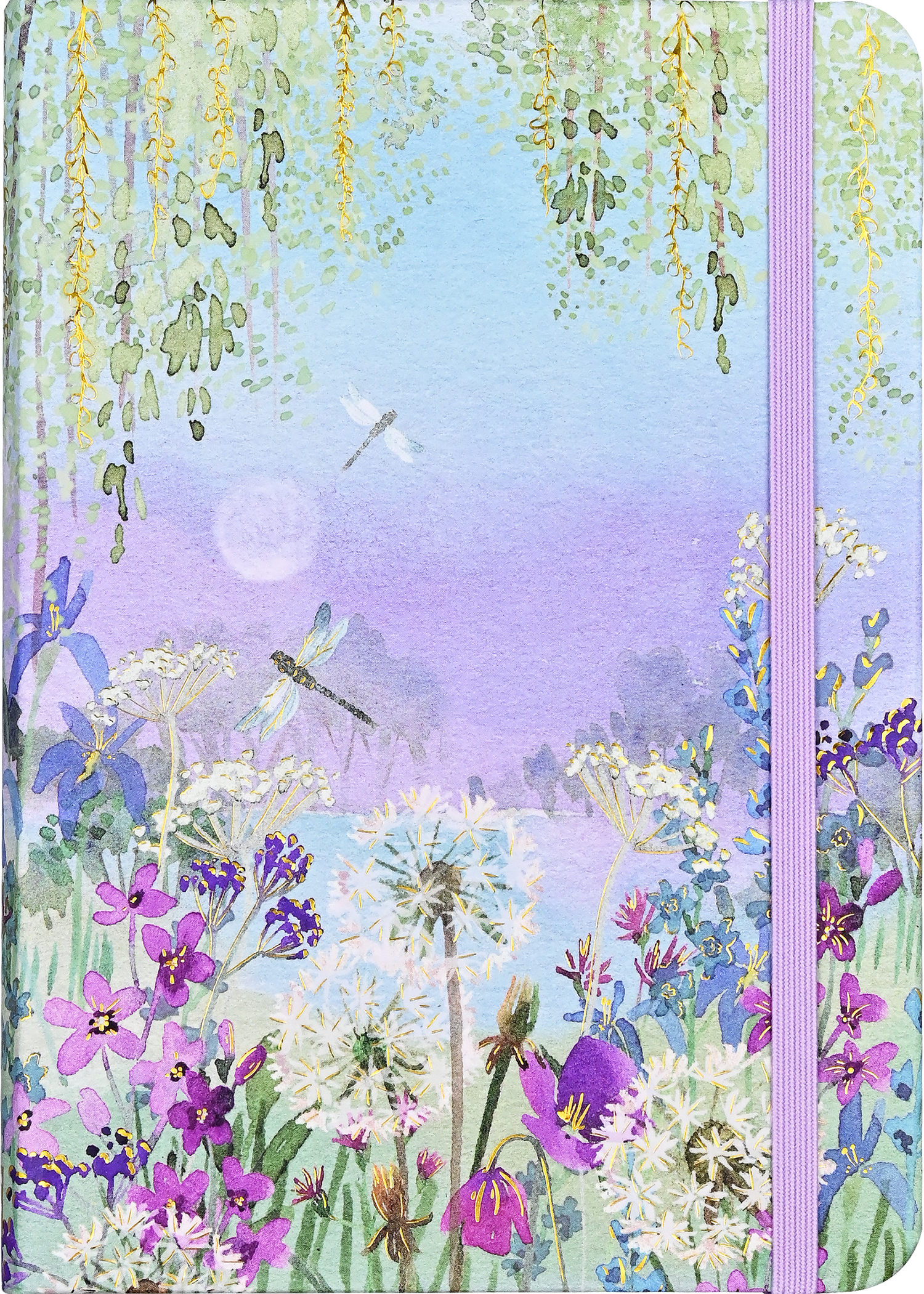 Decorative notebook cover with floral and dragonfly design @Scrapbooksrus