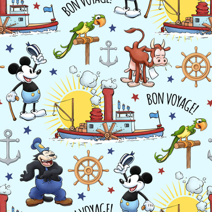 Scrapbooksrus STEAMBOAT WILLIE 12pc 12&quot;X12&quot; Scrapbook Paper Pack