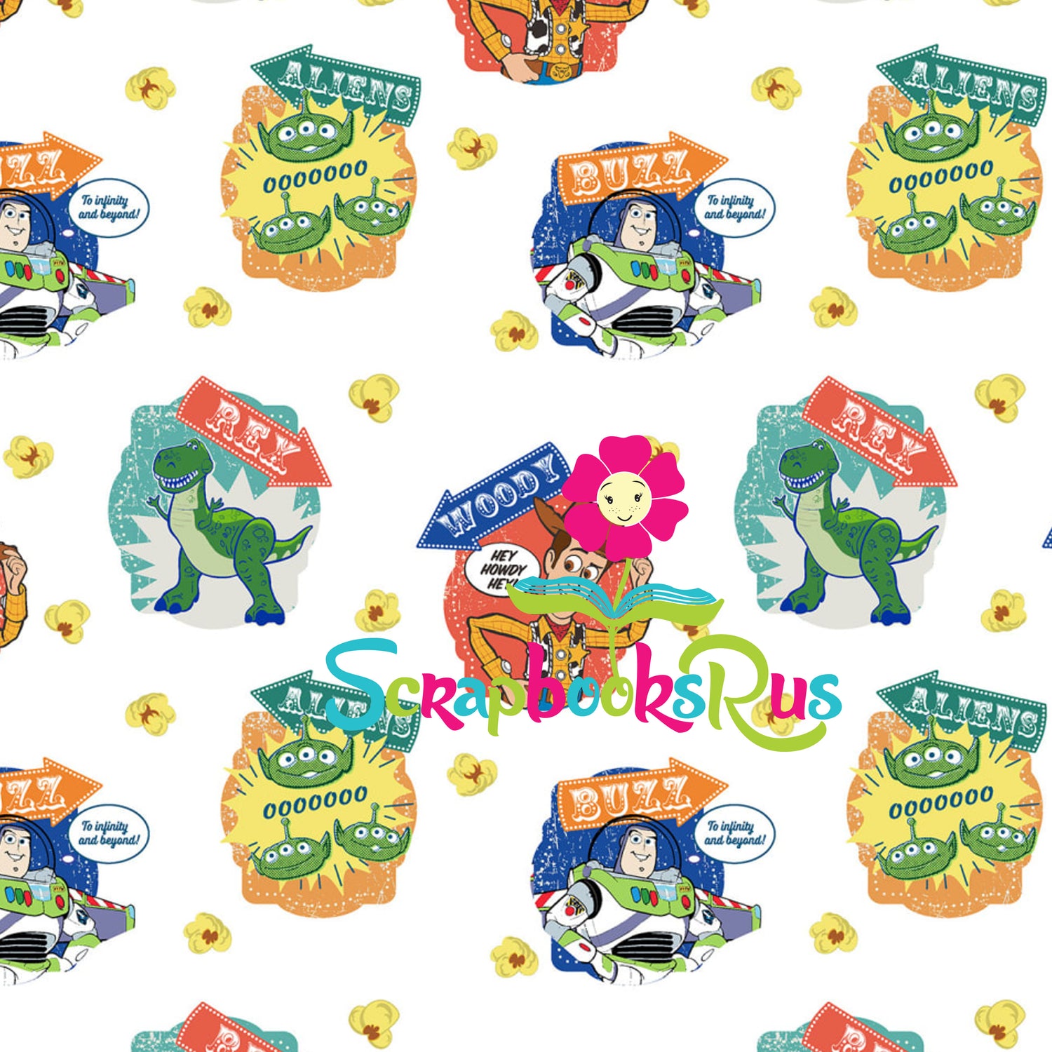 Disney TOY STORY 12&quot;X12&quot; Scrapbook Paper