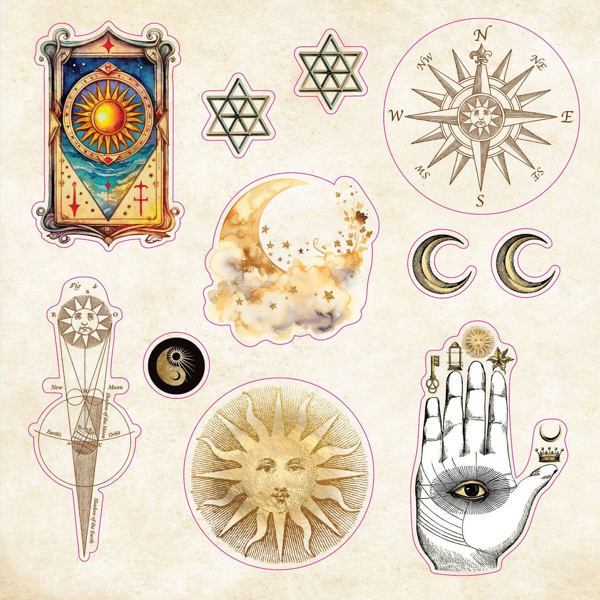 Peter Pauper CELESTIAL WONDERS Sticker Book