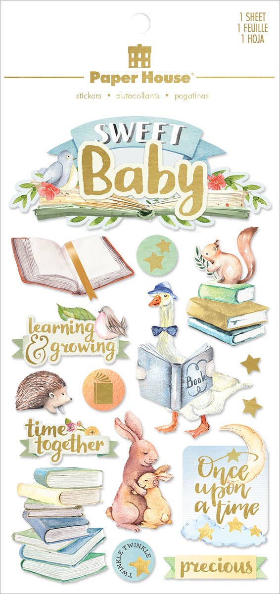 Paper House SWEET BABY 3D Scrapbook Sticker