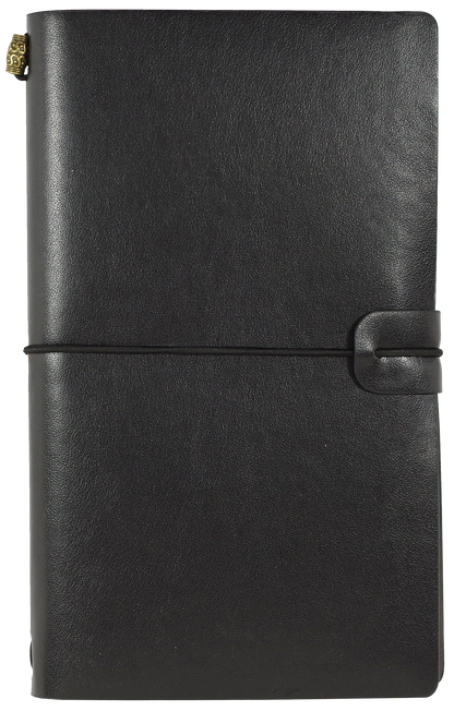 Peter Pauper VOYAGER BLACK Travel Journal Notebook