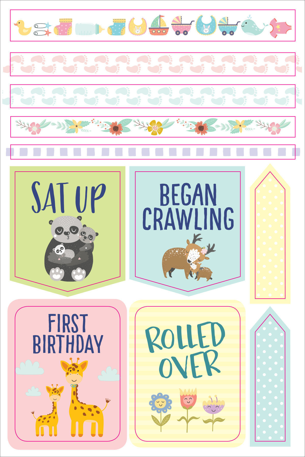 Peter Pauper Planner Stickers PREGNANCY BABY Essentials
