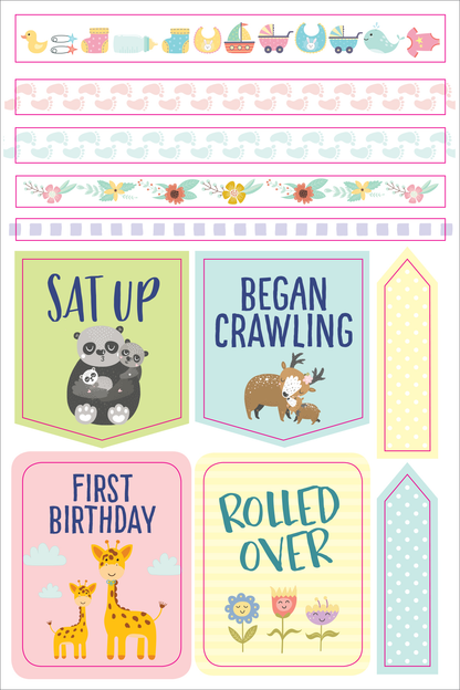 Peter Pauper Planner Stickers PREGNANCY BABY Essentials