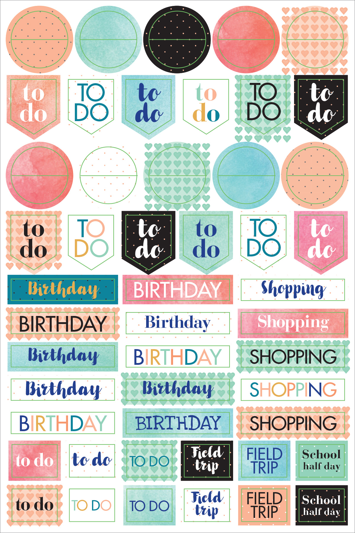 Peter Pauper Planner Stickers MOM&