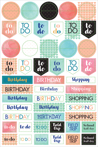 Peter Pauper Planner Stickers MOM&