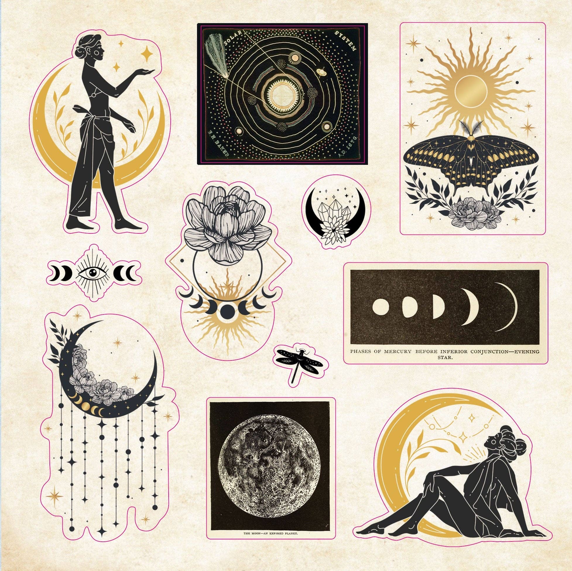 Peter Pauper CELESTIAL WONDERS Sticker Book