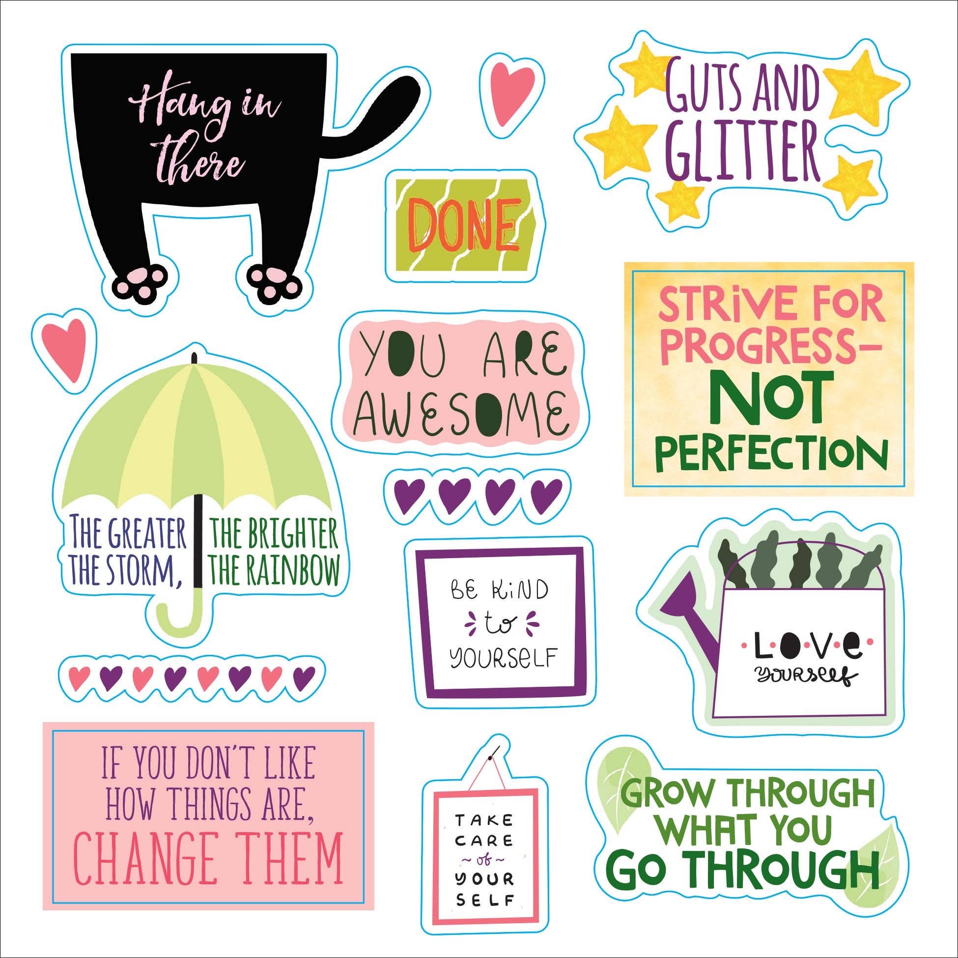 Peter Pauper WHATEVER YOU SAY! A Words and Phrases Sticker Book