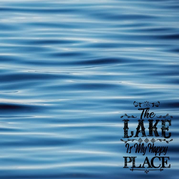 Paper House LAKE HAPPY PLACE 12"X12" Scrapbook Paper