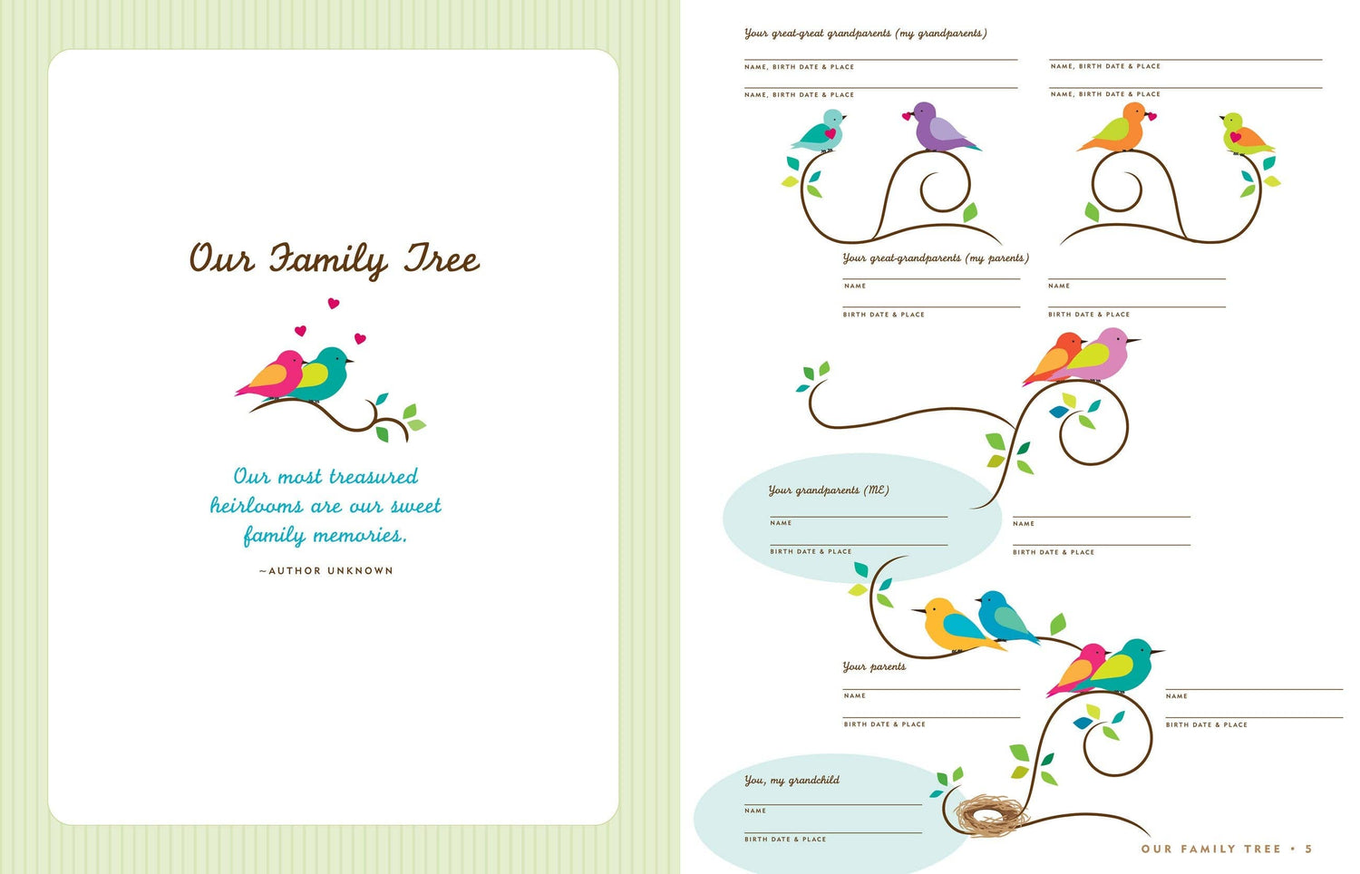 Peter Pauper MEMORIES FOR MY GRANDCHILD Journal Book