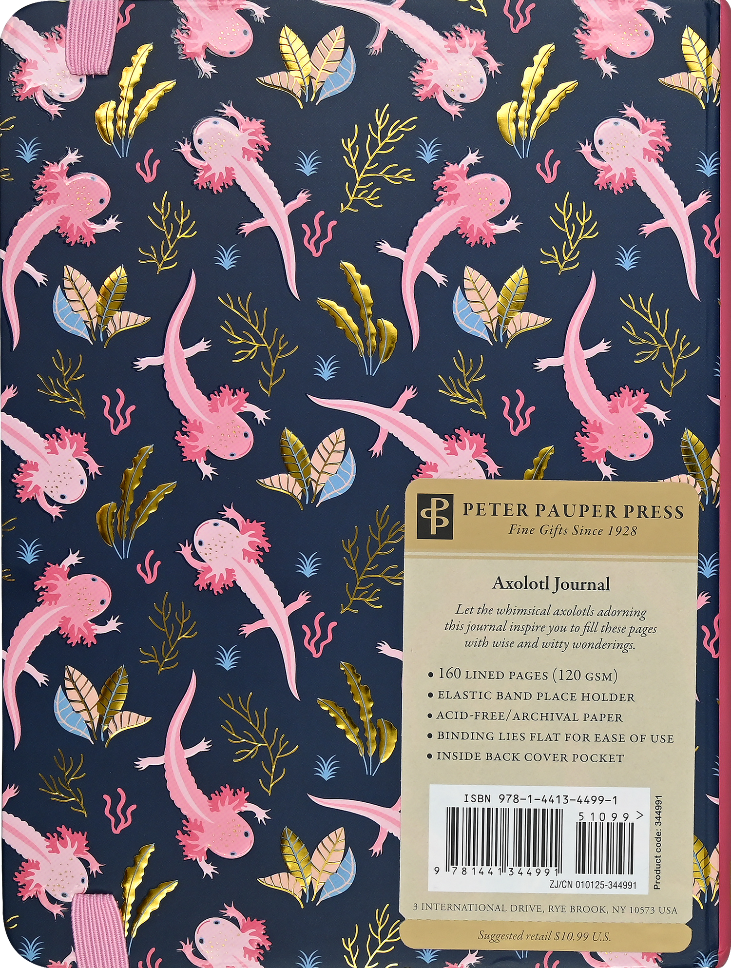 Peter Pauper AXOLOTLS Journal Notebook
