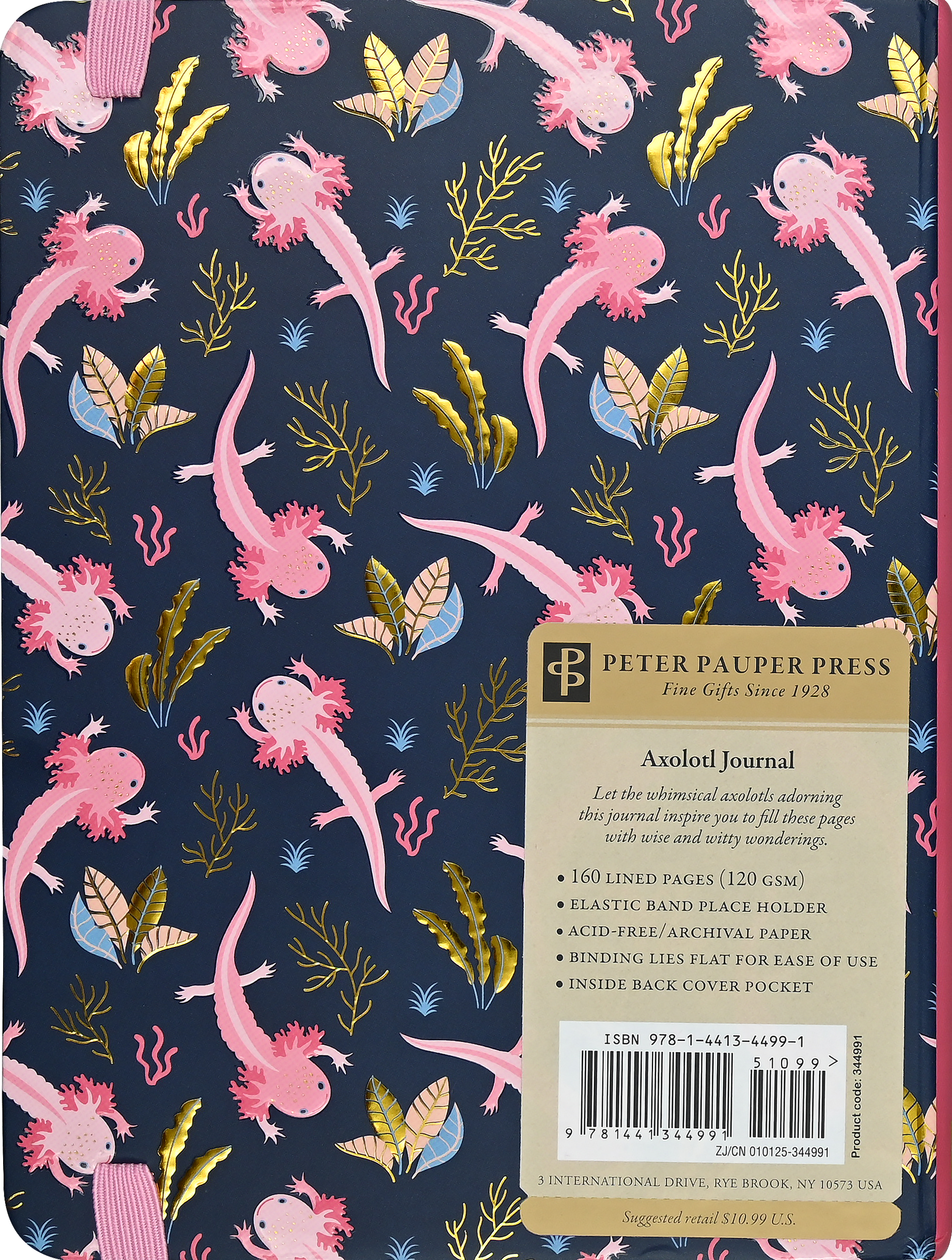 Peter Pauper AXOLOTLS Journal Notebook