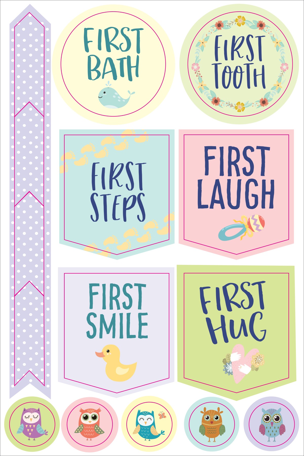 Peter Pauper Planner Stickers PREGNANCY BABY Essentials