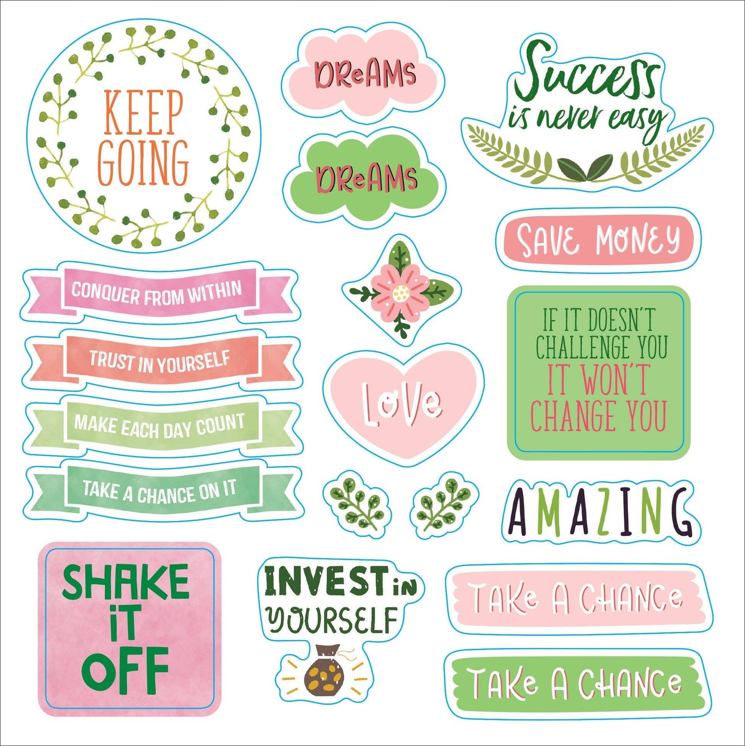Peter Pauper WHATEVER YOU SAY! A Words and Phrases Sticker Book