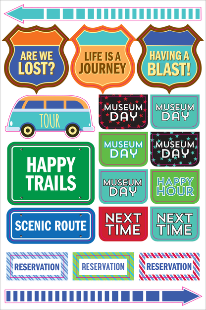 Peter Pauper Planner Stickers TRAVEL Essentials