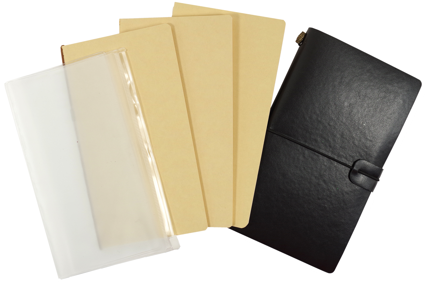 Peter Pauper VOYAGER BLACK Travel Journal Notebook