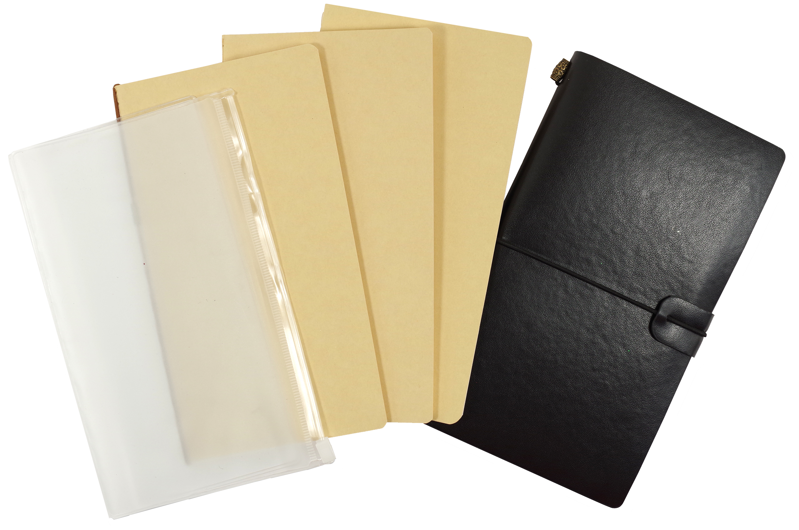Peter Pauper VOYAGER BLACK Travel Journal Notebook