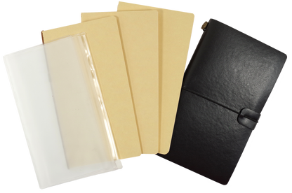 Peter Pauper VOYAGER BLACK Travel Journal Notebook