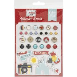 Echo Park A MAGICAL PLACE ADHESIVE BRADS 32pc