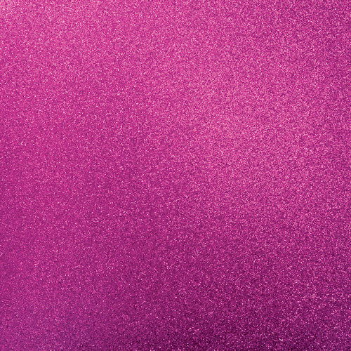 Kaisercraft Glitter Cardstock MAGENTA 12&quot;X12&quot; Sheet