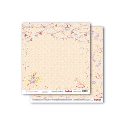 Scrapberry’s SWEET MOMENTS GOOD NIGHT 12&quot;X12&quot; Scrapbook Paper Kit 7pc