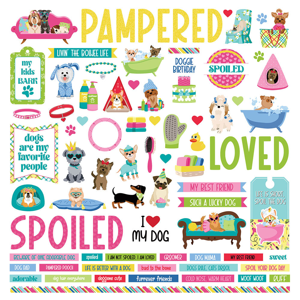 Photoplay PAMPERED POOCH 12X12 Paper Collection Pack