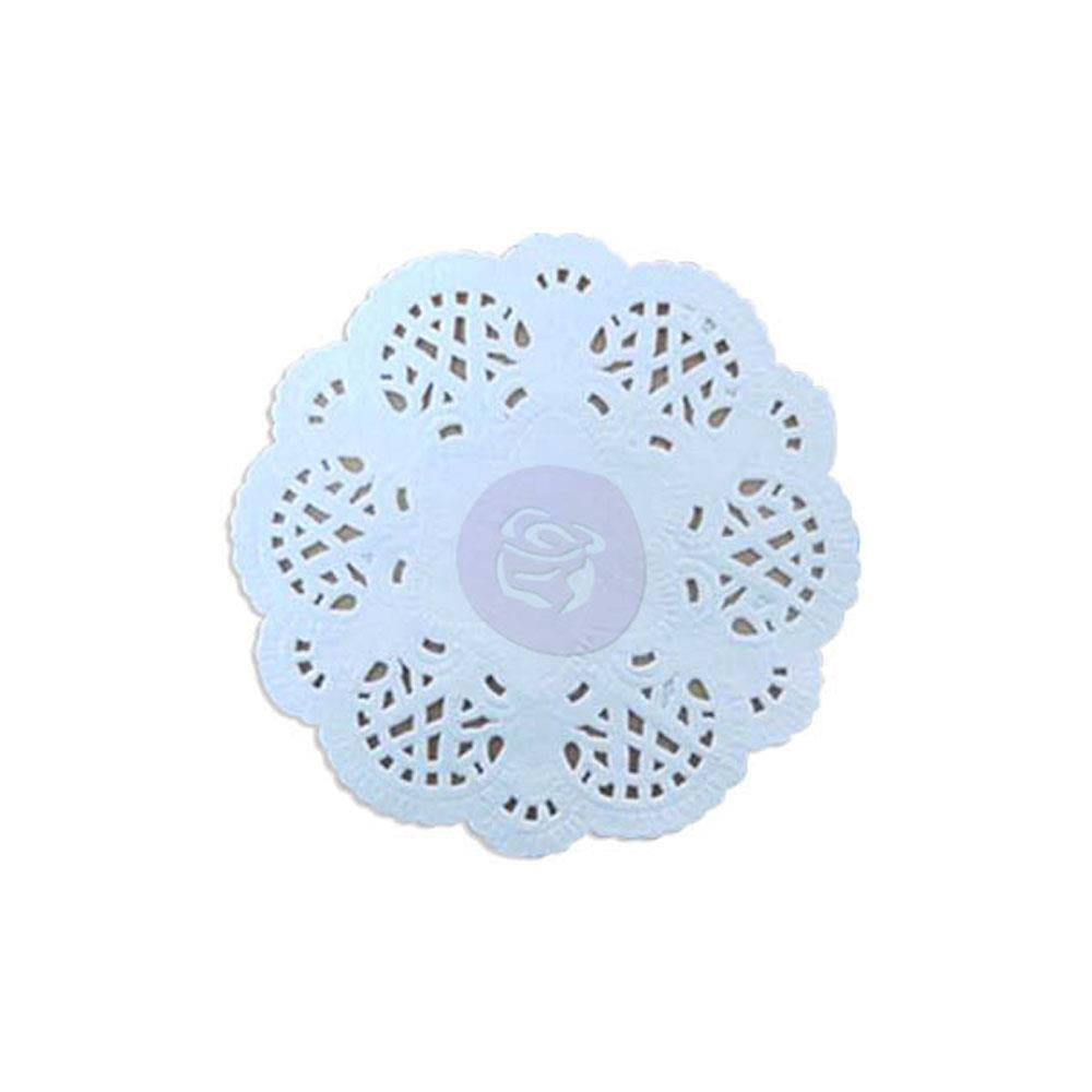 Prima Paper Doilies WHITE DOILY Embellishment 100pc