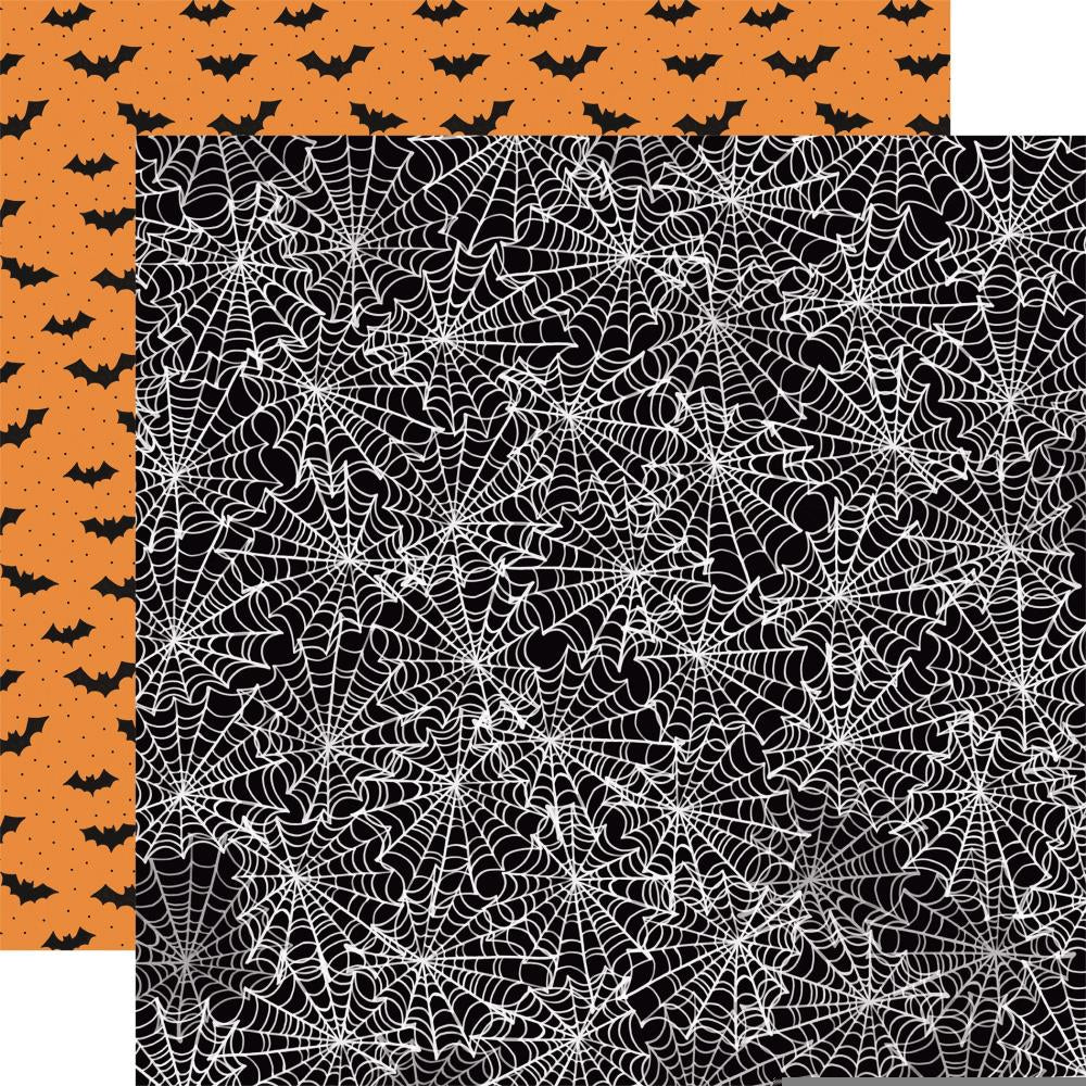 Carta Bella Halloween WINDING WEBS 12&quot;x12&quot; Scrapbook Paper