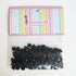 Dress My Craft Water Droplet BLACK HEART Embellishments