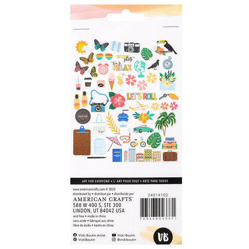 Vicki Boutin WHERE TO NEXT DieCut Embellishments DieCuts 50pc