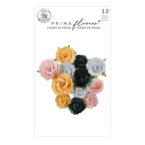 Prima Marketing WITCHES BREW Flowers Luna Collection 12pc
