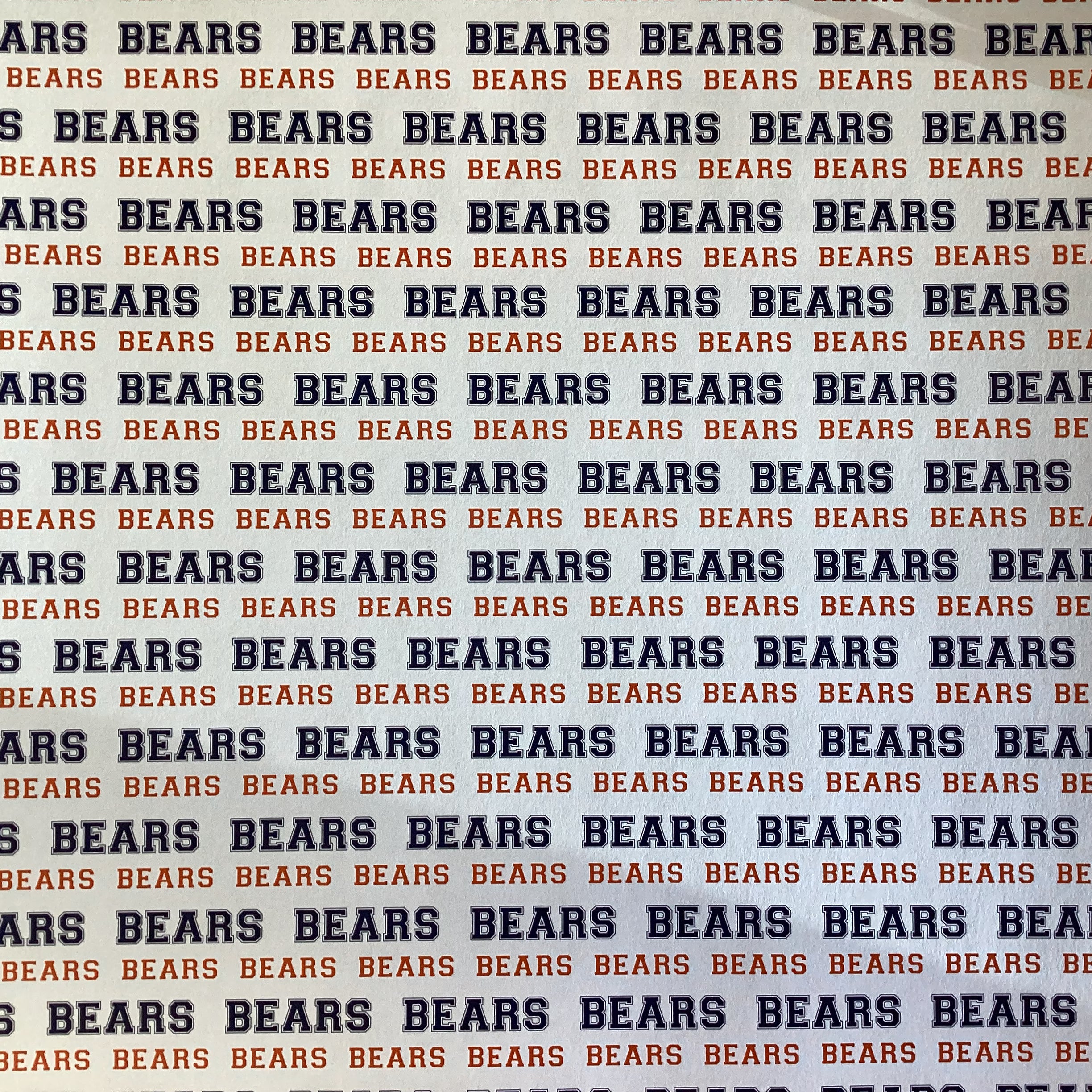 BEARS PRIDE FOOTBALL KIT 12&quot;X12&quot; Scrapbook Paper 8 Sheets