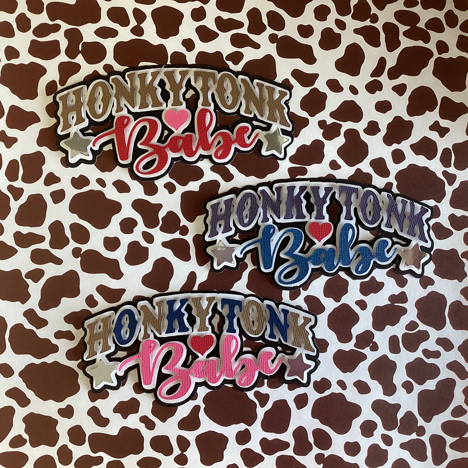 HONKYTONK BABE 3D Scrapbook Die Cut Embellishment