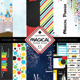 Disney MAGICAL PAPER PACK #1 12”X12” Scrapbook Customs Paper