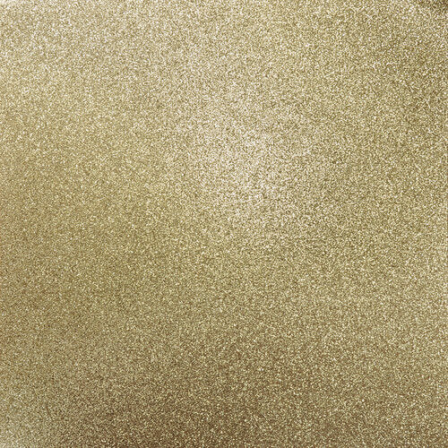 Kaisercraft Glitter Cardstock CHAMPAGNE 12"X12" Sheet