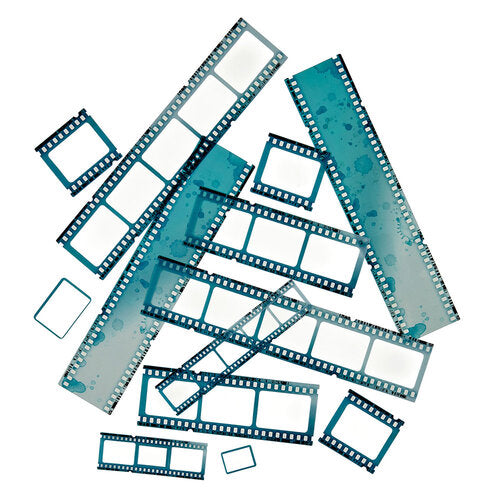 49 and Market Essential FILMSTRIPS OCEAN Color Swatch Acetate Scrapbooksrus